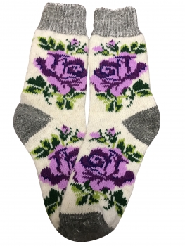 Kuschelsocken aus Schafwolle S43